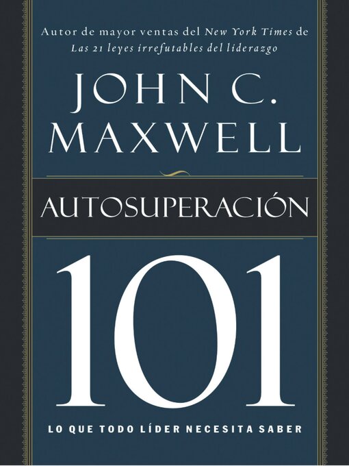 Title details for Autosuperación 101 by John C. Maxwell - Wait list